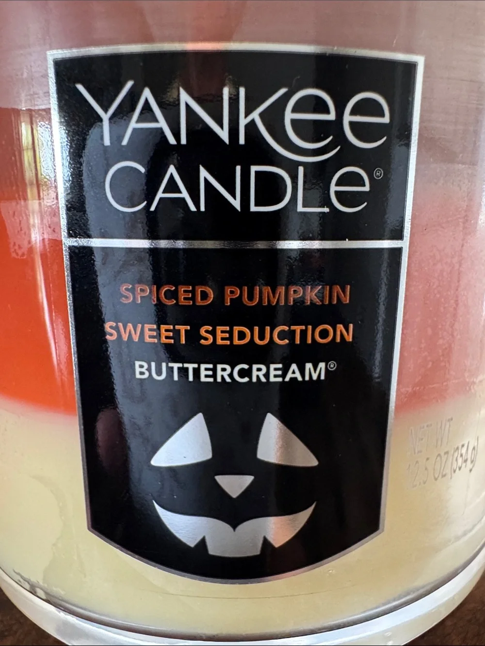 Yankee Candle Halloween Trio Spiced Pumpkin Sweet Seduction Buttercream